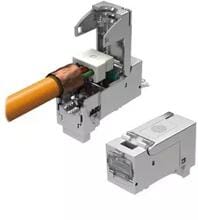Easylan fixLink SL RJ45 geschirmt Keystone Kat.6A (ISO/IEC) für Aderquerschnitte AWG 24-22 (CKFFK001)