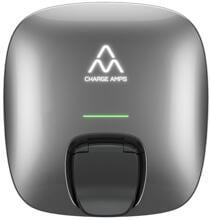 Charge Amps Luna Wallbox, 22 kW, Typ 2, 3-Polig, 32A, WLAN, 4G, silber (131462)