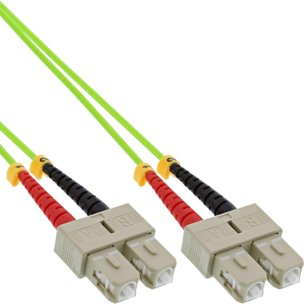 InLine LWL Duplex Kabel, SC/SC, 50/125μm, OM5, 15m (83515Q)