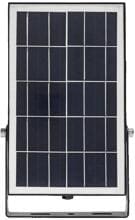 LEDVANCE ENDURA FLOOD Solar Sensor, solarbetriebene Flutlichter, 10W, 4000K, Tageslicht, Bewegungsmelder, Metall, schwarz (4058075762350)