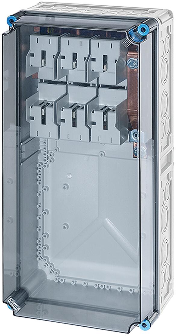 Hensel Mi 6472 NH-Sicherungsgehäuse, 1 x Sicherungsunterteil 250 A, NH 1, 3-polig
