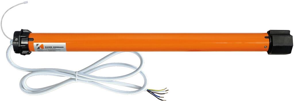 Kaiser Nienhaus 140010 Primus Mercato-Funk Rohrmotor, 433 MHz, mit steckbarem Anschlusskabel, 113W, 10 Nm, 15U/min., für Rollladenwelle SW 60, mit akt