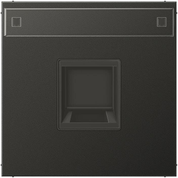 Jung AL1969-15NAWEAN Abdeckung (gerastet) mit Schriftfeld 12 x 55 mm, Serie LS, anthrazit (lackiertes Aluminium)