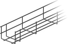K2 Systems Flachdach Kabelführung Performa Mesh Tray, 70x100x3000mm, Stahl, silber (2004054)