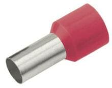 Cimco Aderendhülse isoliert Querschnitt/Hülsenlänge 10mm², Hülsenlänge 18mm, rot (182356)
