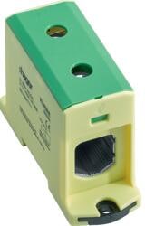 Hager K240AE Anschlussklemme für Aluminium und Kupferleitungen, 35mm²-240mm², grün-gelb