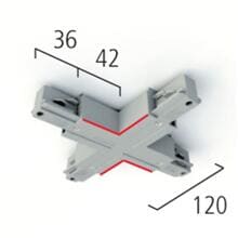 Eutrac 3-Phasen X-Verbinder