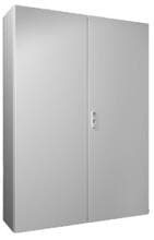 Rittal AX 1114.000 Kompakt-Schaltschrank, BHT: 1000x1400x300 mm, Stahlblech, mit Montageplatte, doppeltürig, mit 3-Punkt-Verschluss-System