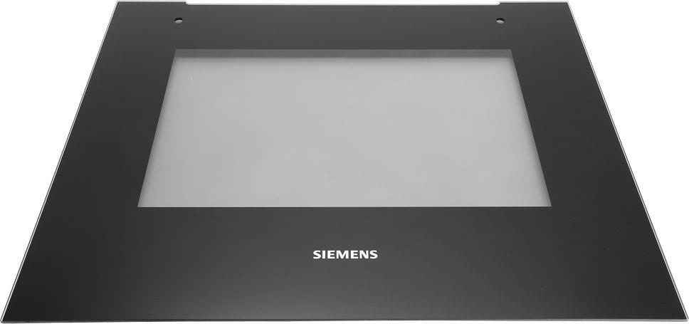 Bosch Siemens 20004583 Frontglasscheibe, für 60 cm Geräte mit Mikrowelle, schwarz